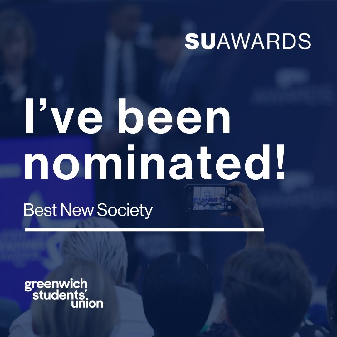 Nominated for Best New Society 2025/26